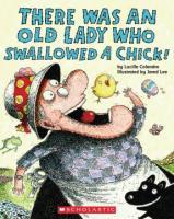 There was an old lady who swallowed a chick!